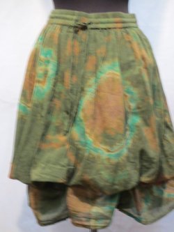 画像4: インド製タイダイクシュクシュスカートエスニック衣料