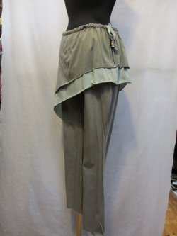 画像2: ひらひらスカート付ヨガエスニックパンツエスニック衣料