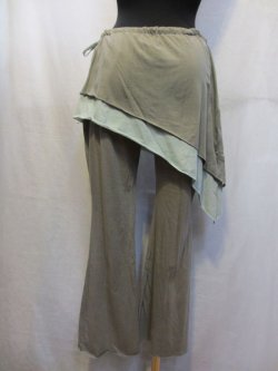 画像3: ひらひらスカート付ヨガエスニックパンツエスニック衣料
