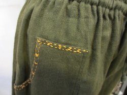 画像4: タイ製ステッチエスニックハーフパンツ（男女兼用）エスニック衣料