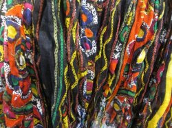 画像4: インド製コットンフレアーショートスカートエスニック衣料
