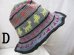 画像5: トナカイ風柄ウール手編みエスニックハット帽子エスニック衣料雑貨 (5)