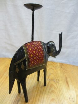 画像5: インド製ゾウさんキャンドル立て