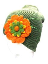 エスニック帽子お花のモチーフエスニック衣料雑貨