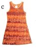 画像12: インド文字ミニエスニックワンピースエスニック衣料