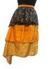 画像14: エスニックスカートシルクスカート３段重ねエスニック衣料