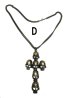 画像17: スカル十字架ネックレス