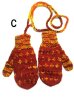 画像6: ミトンエスニック手袋ヒモ付きエスニック衣料雑貨