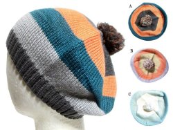 画像1: エスニックベレー帽子 エスニック衣料雑貨