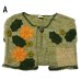 画像7: 手編みお花モチーフエスニックベストボレロエスニック衣料