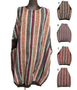 画像1: ゲレ織エスニックワンピース ワイドサイズエスニック衣料エスニックアジアンファッション