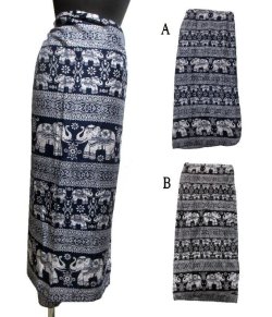 画像1: エスニックスカート巻きスカートエスニック衣料エスニックアジアンファッション