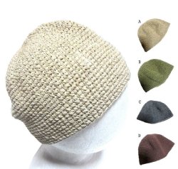 画像1: エスニック帽子アジアン コットン天然素材モスリム帽子エスニック雑貨