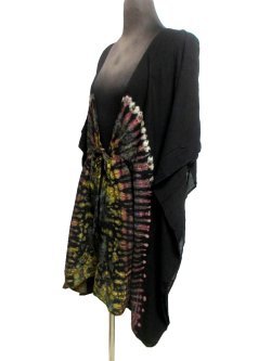 画像3: ポンチョ風エスニックカーディガン エスニック衣料 エスニックアジアンファッション