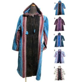 画像1: レディースアウターエスニックコート エスニック衣料 エスニックアジアンファッション