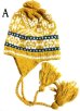 画像5: フリース付きエスニック耳当て帽子 エスニック衣料雑貨エスニックアジアンファッション