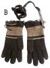 画像4: エスニック手袋ヒモ付き エスニック衣料雑貨 エスニックアジアンファッション (4)