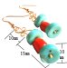 画像5: ターコイズ風エスニックピアスエスニックアジアンアクセサリー (5)