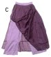 画像6: エスニックパンツ ２枚重ねスカート風パンツ エスニック衣料