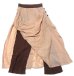 画像7: シワ加工エスニックパンツ ２枚重ねスカート風パンツ エスニック衣料