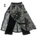 画像19: エスニックパンツ ２枚重ねスカート風パンツ エスニック衣料エスニックアジアンファッション
