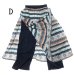 画像15: エスニックパンツ ２枚重ねスカート風パンツ エスニック衣料エスニックアジアンファッション