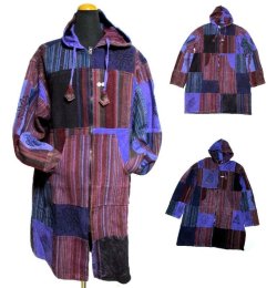 画像1: アウターエスニックコート エスニック衣料 エスニックアジアンファッション