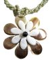 画像3: お花模様バリ島キラキラシェルエスニックネックレスエスニックアクセサリー