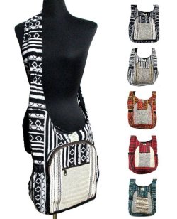 画像1: 男女兼用エスニックバッグ ショルダーバッグ エスニック衣料雑貨 エスニックアジアンファッション