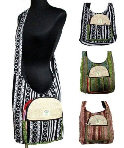 画像1: HEMPエスニックバッグ ショルダーバッグ エスニック衣料雑貨 エスニックアジアンファッション