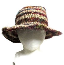 画像2: エスニック帽子コットン＆シルクハットエスニック衣料雑貨