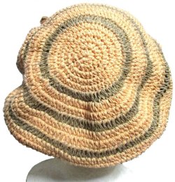 画像3: エスニック帽子 エスニックベレー帽 ブローチ付ギリーズウオリジナル エスニック雑貨