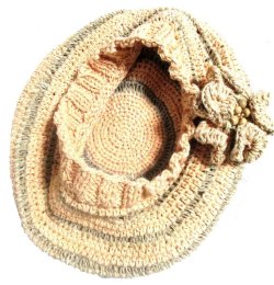 画像4: エスニック帽子 エスニックベレー帽 ブローチ付ギリーズウオリジナル エスニック雑貨