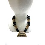 画像: キャメルボーン彫刻エスニックネックレスアジアンエスニックアクセサリー