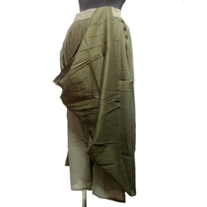 画像2: エスニックパンツ ２枚重ねスカート風パンツ エスニック衣料 (2)