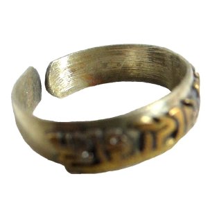 画像3: エスニックリング指輪ネパール製梵字エスニックアクセサリー (3)