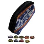 画像: バリ島のイカット織りエスニックポーチ、エスニック衣料雑貨