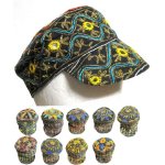画像: エスニック帽子キャップ刺繍ミラーワークエスニック衣料雑貨